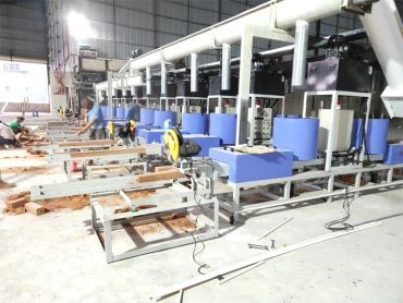 Maskin för tillverkning av sågspånspallblock