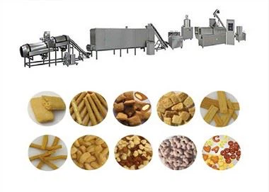 Puffed Corn Snack Food Extruder Production Line